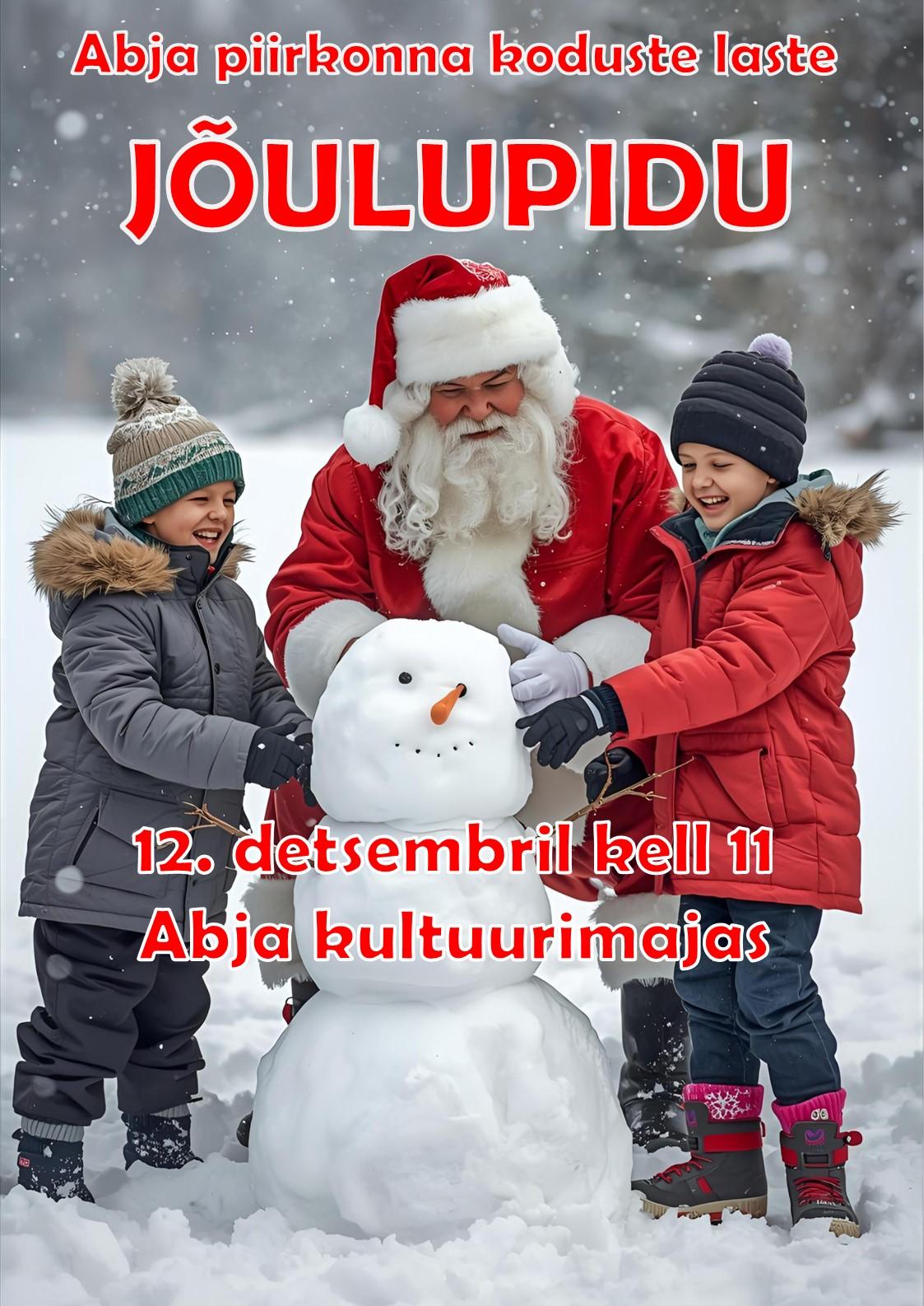 Abja piirkonna koduste laste jõulupidu