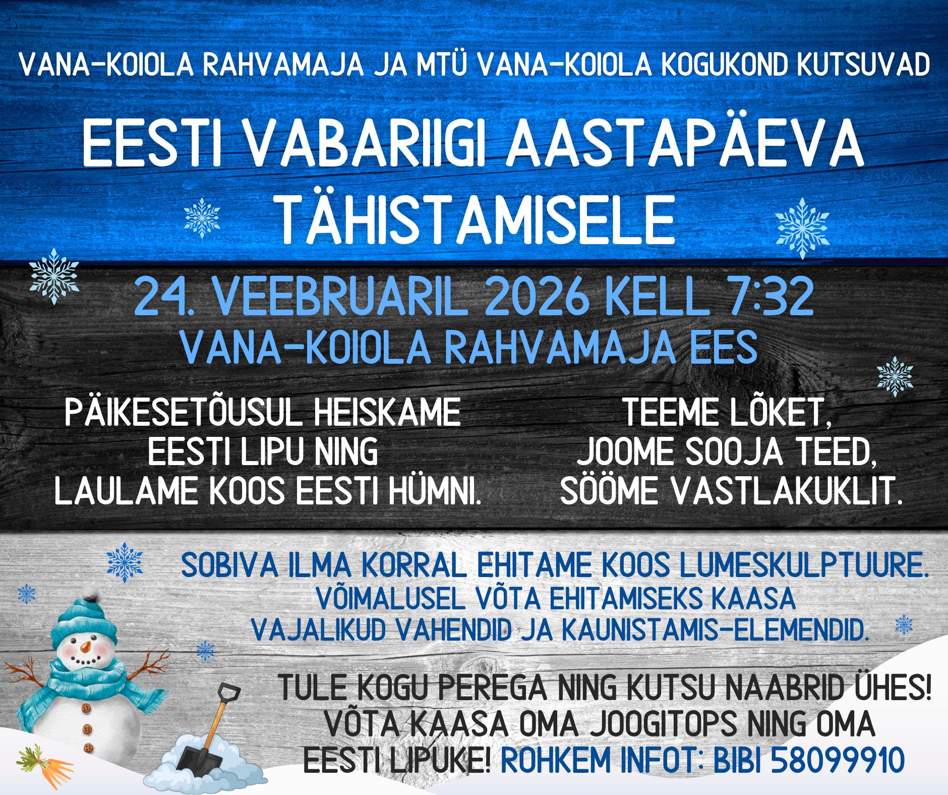 Eesti Vabariigi Aastapäeva tähistamine