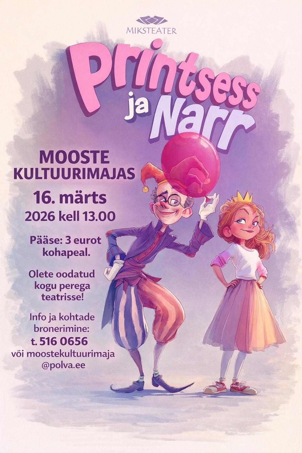 Etendus “Printsess ja narr”