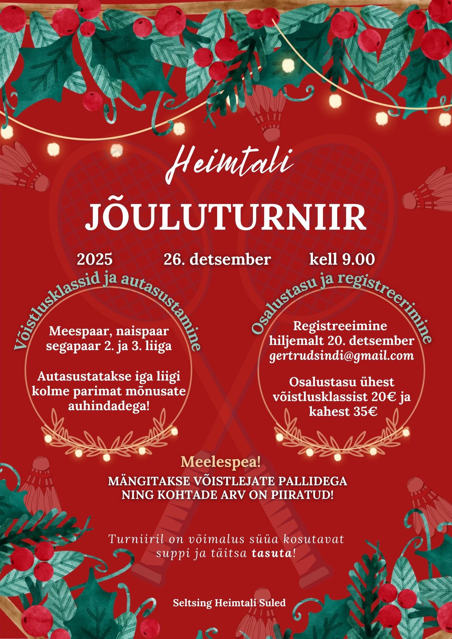 Heimtali jõuluturniir