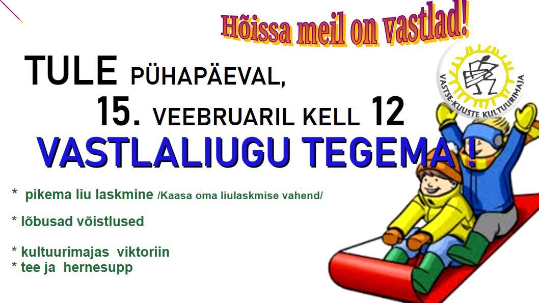 Hõissa, meil on vastlad!