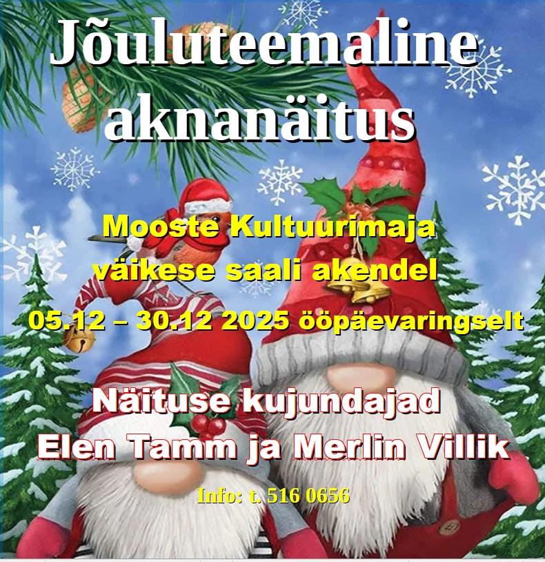 Jõuluteemaline aknanäitus