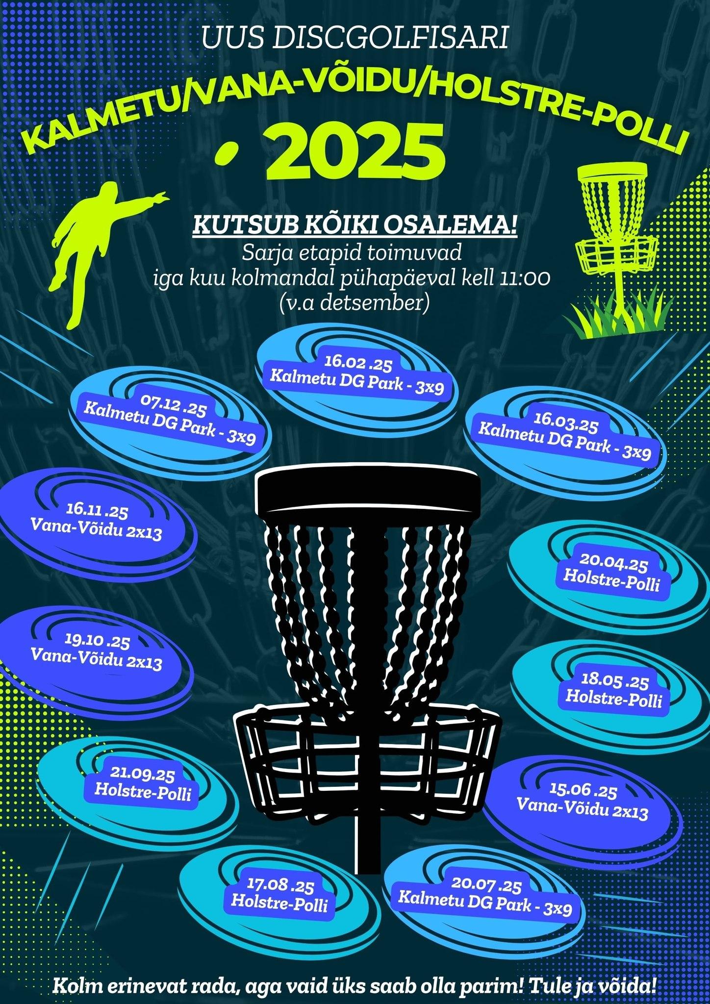 Kalmetu/Vana-Võidu/Holstre-Polli discgolfisarja 11. etapp