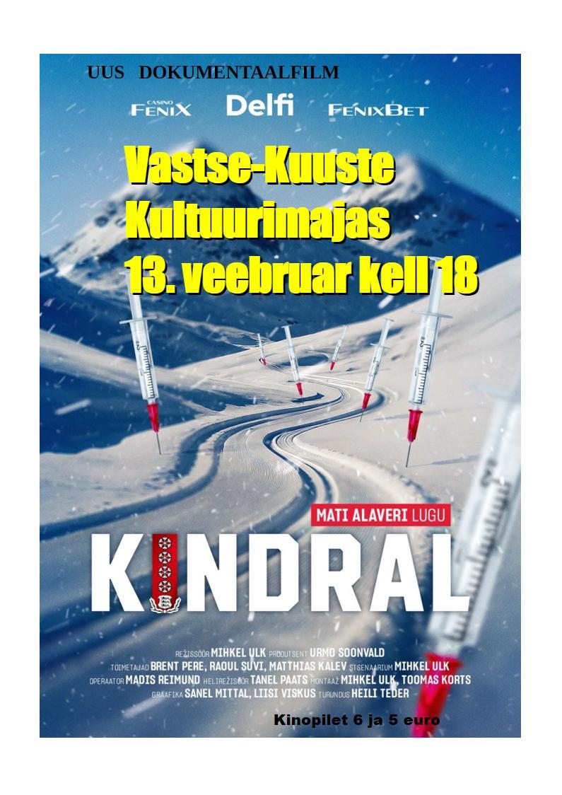 Kinoõhtu. Film “Kindral”.