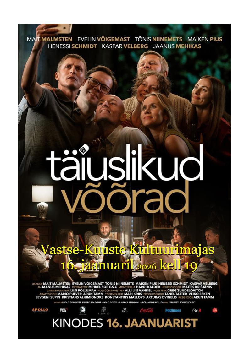 Kinoõhtu. Film. Täiuslikud võõrad.