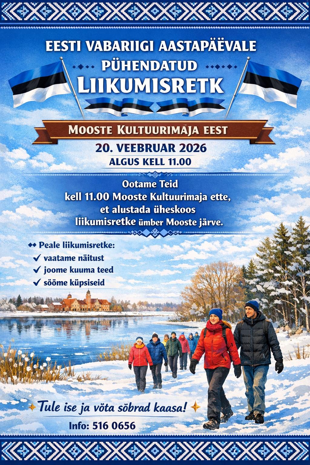 Liikumisretk ümber Mooste järve