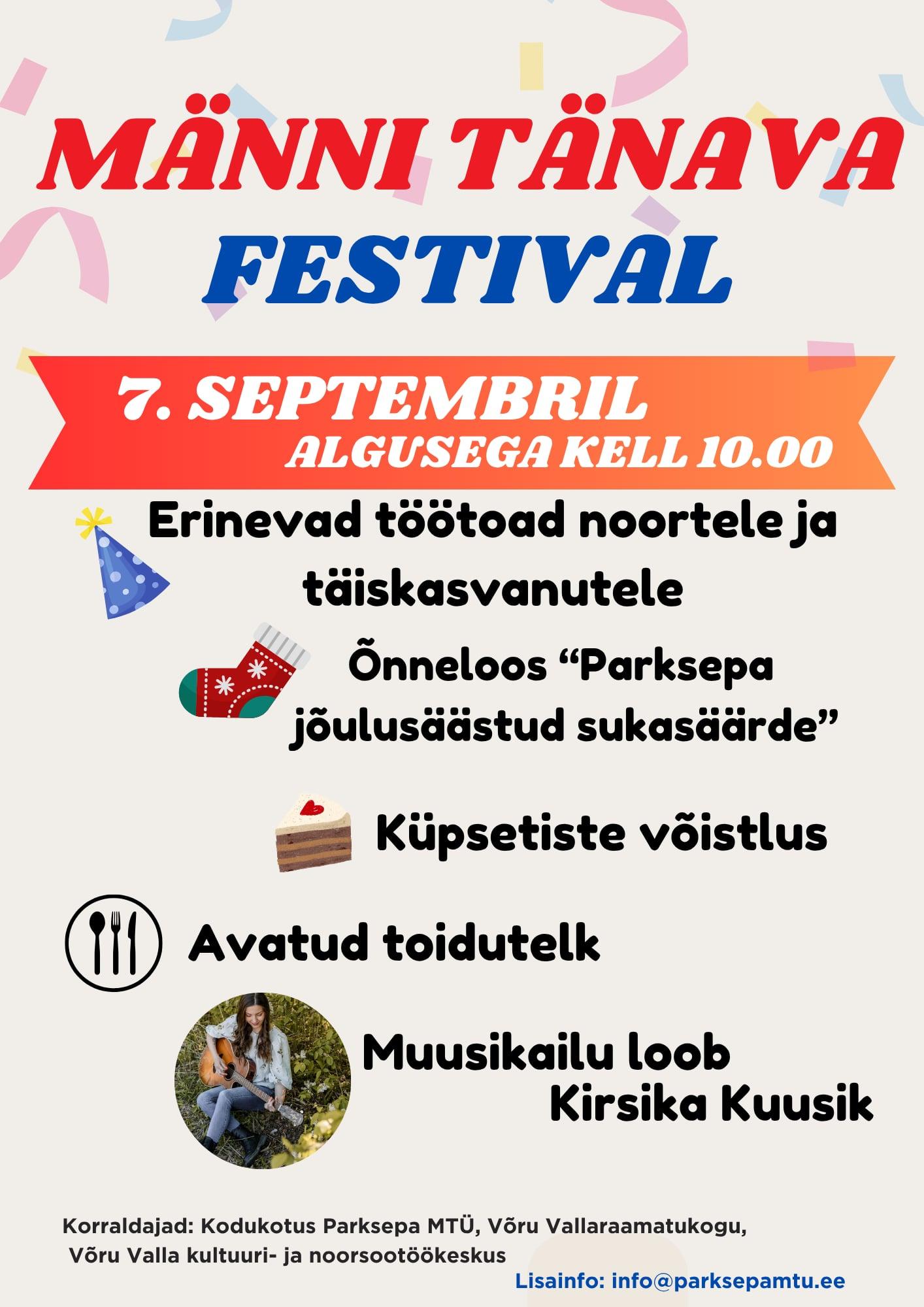Männi tänava festival Parksepas pilt