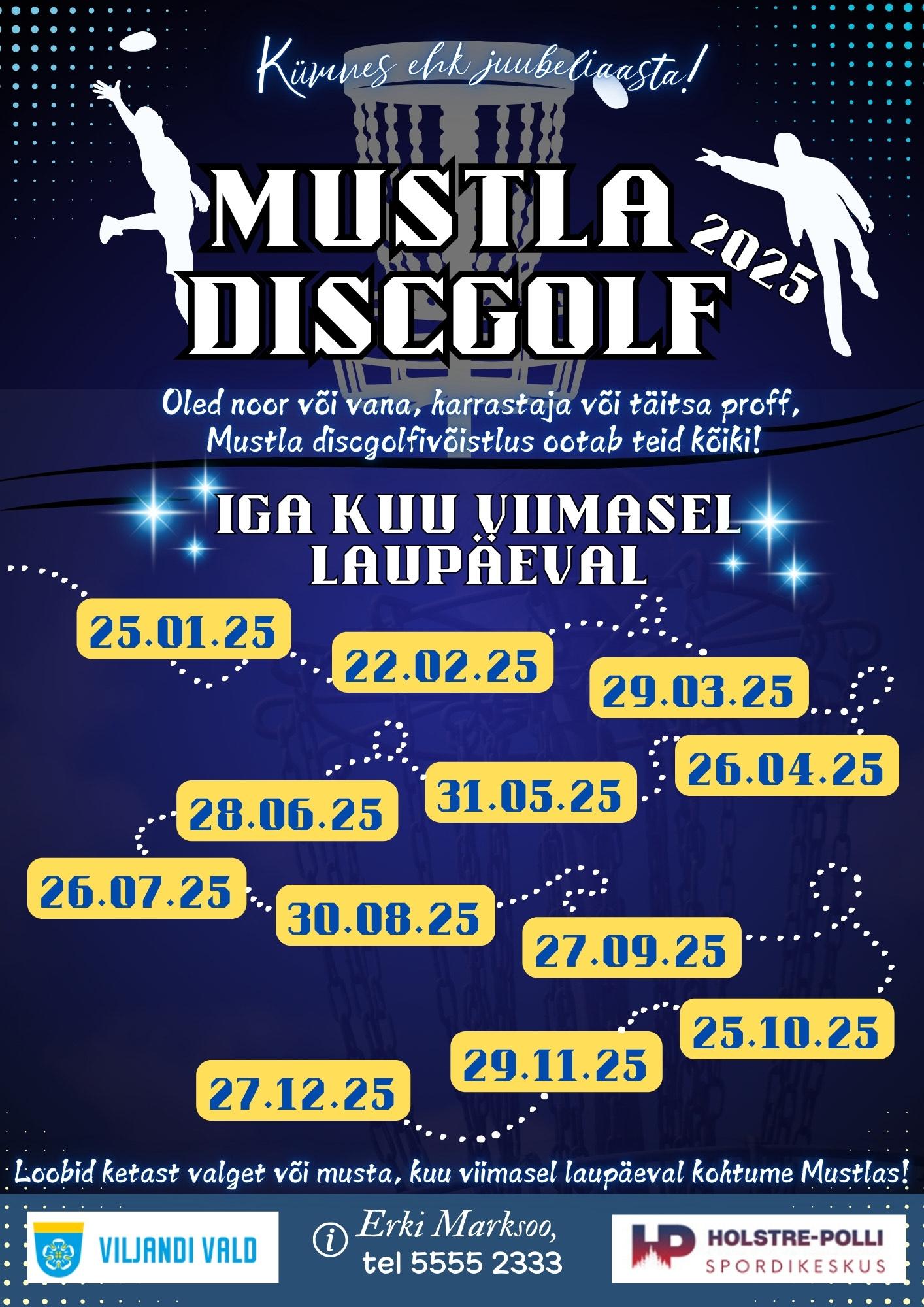Mustla discgolf