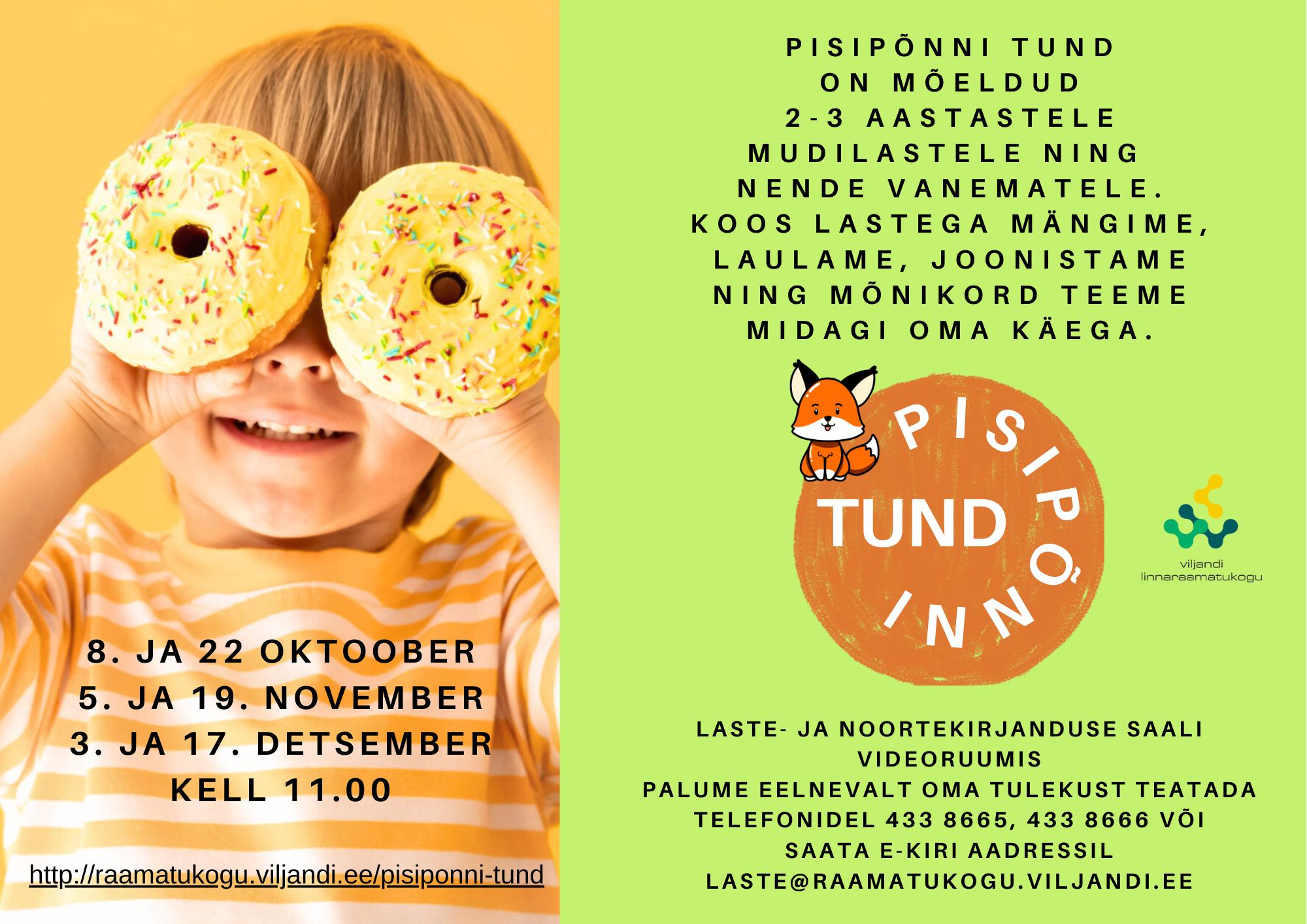 Pisipõnni tund Viljandi Linnaraamatukogus