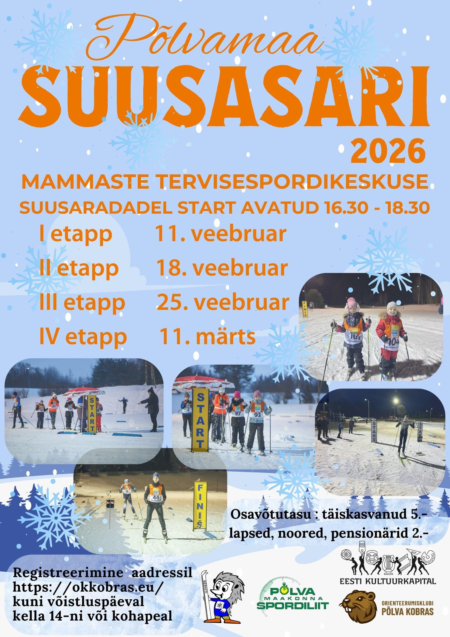 PÕLVAMAA SUUSASARI 2026