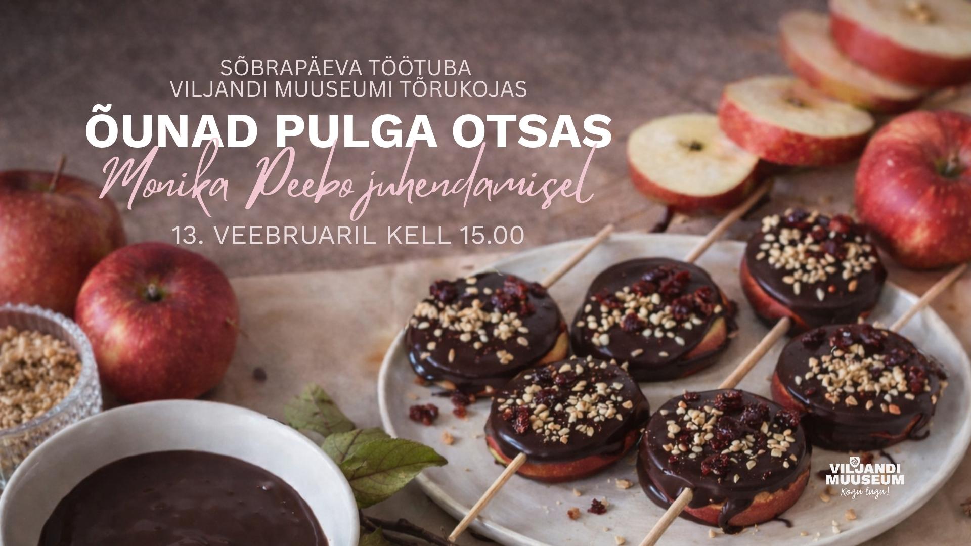 Sõbrapäeva töötuba lastele - šokolaadine üllatus õunast!