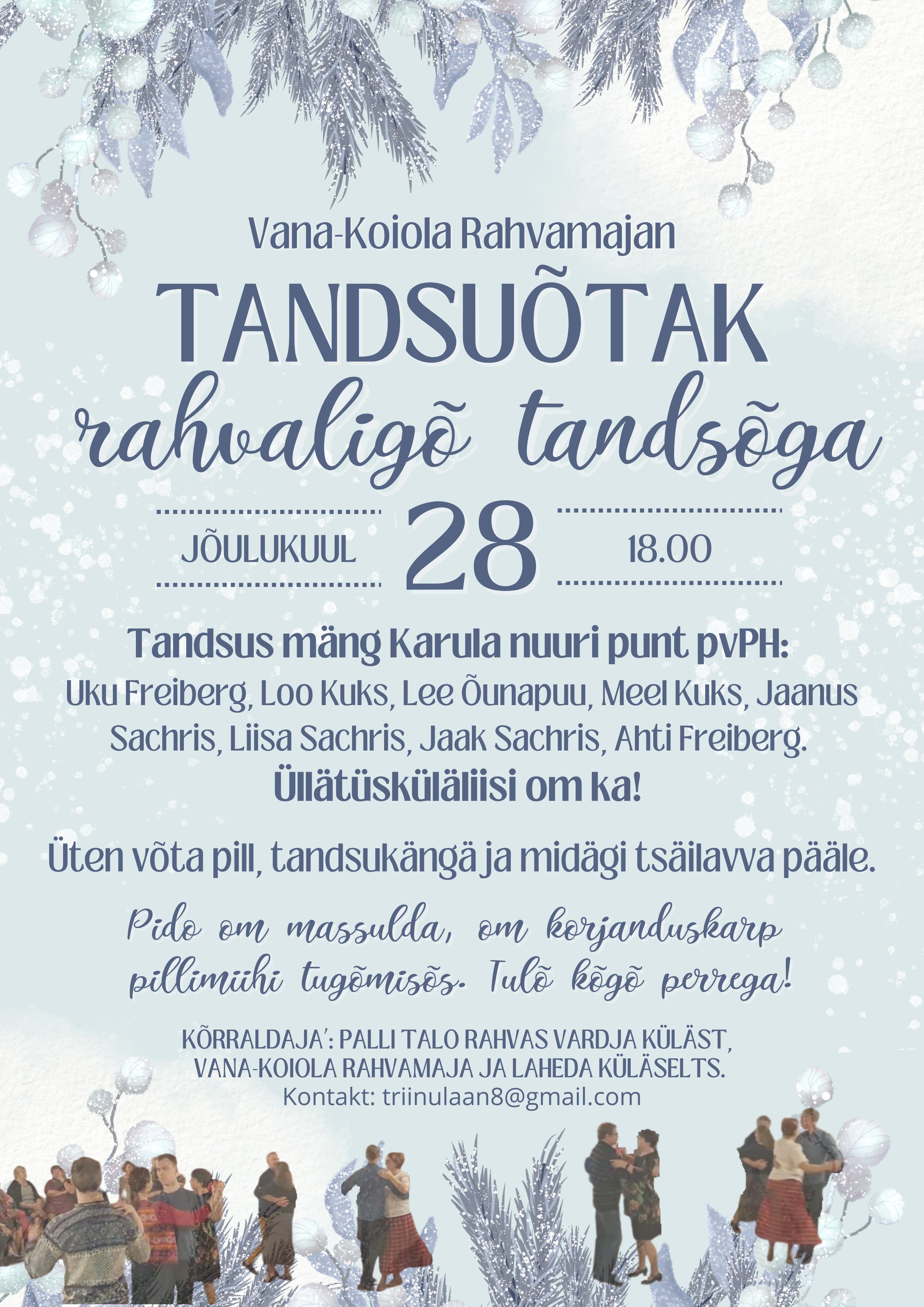 Tandsuõtak rahvaligõ tandsõga