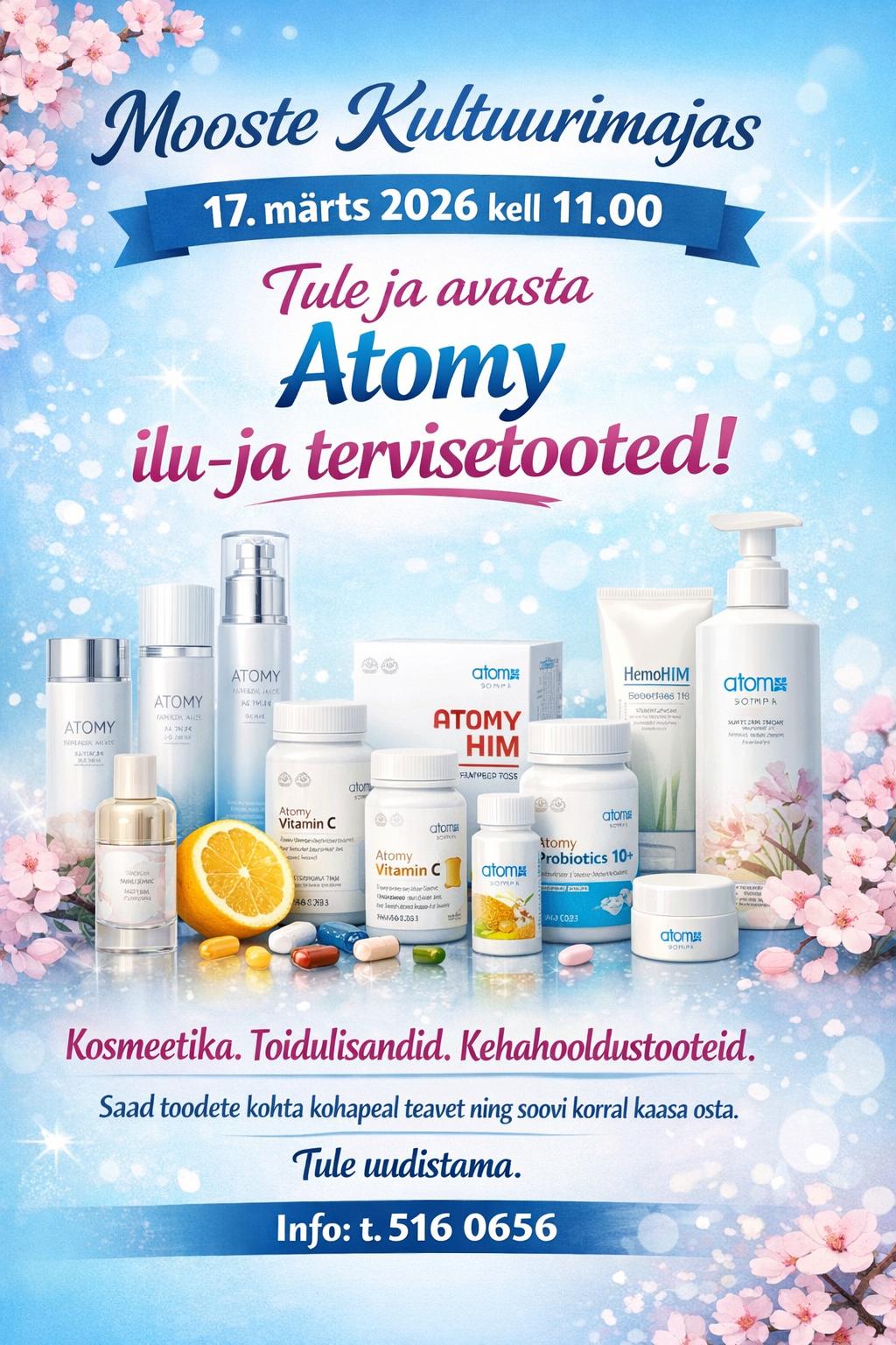 Tule ja avasta Atomy ilu-ja tervisetooted!