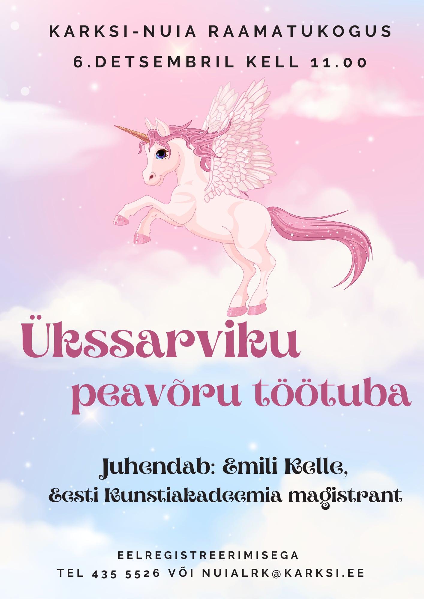 Ükssarviku peavõru töötuba