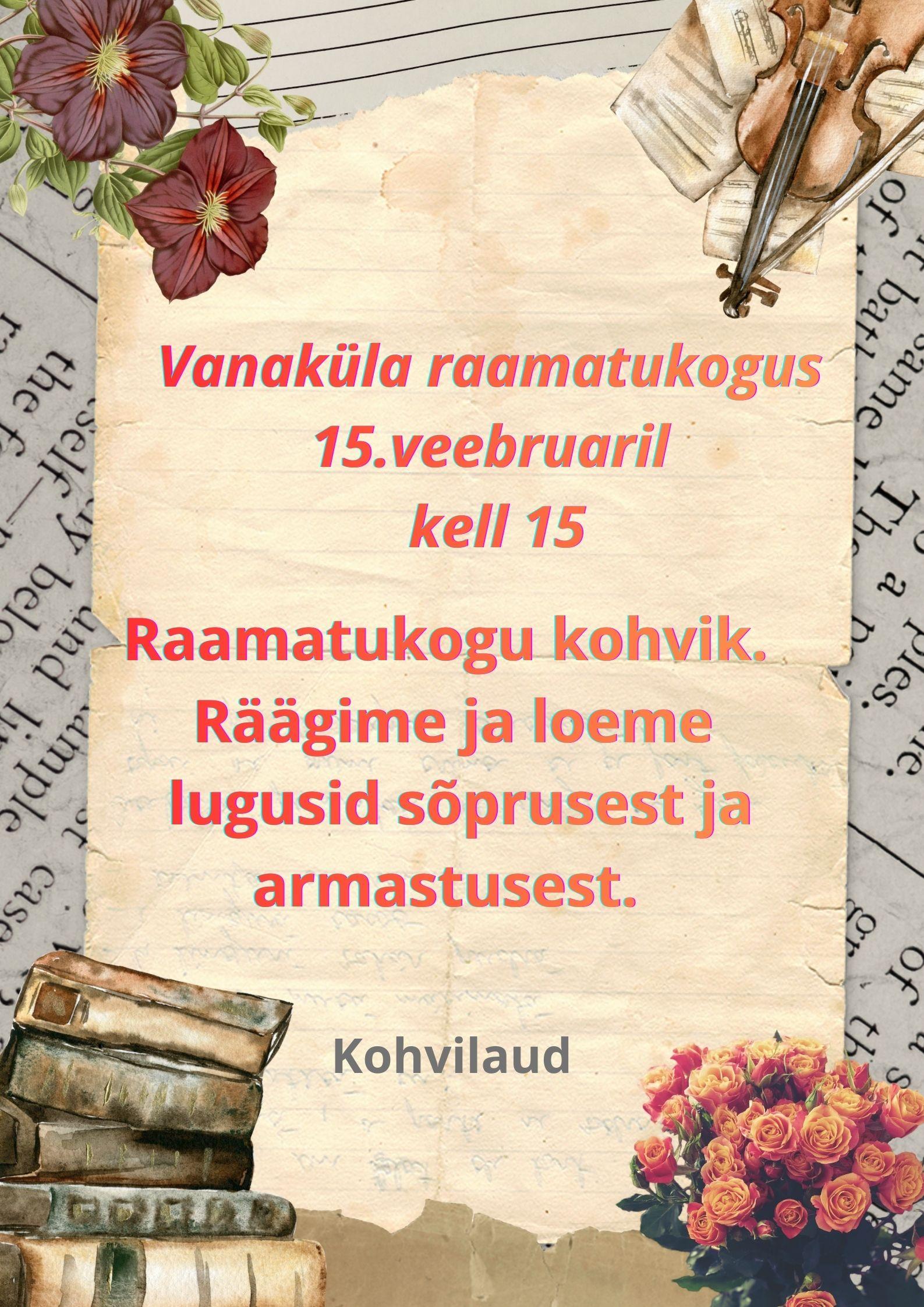 Vanaküla raamatukogu kohvik