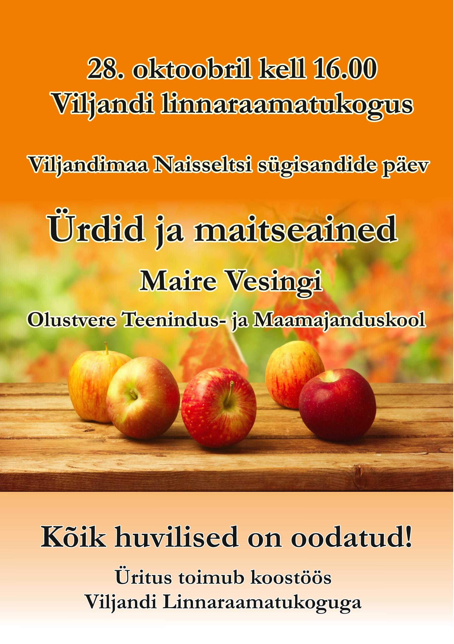 Viljandimaa naisseltsi sügisandide päev