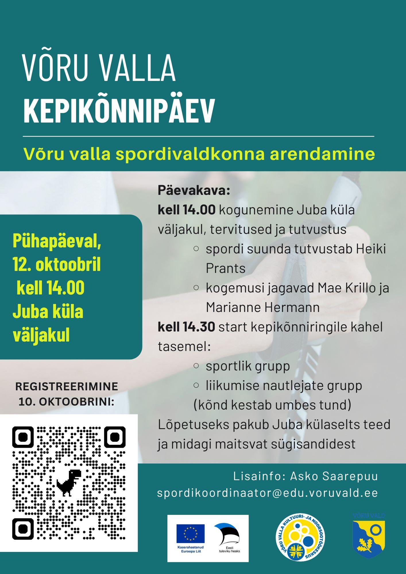 Võru valla kepikõnnipäev pilt