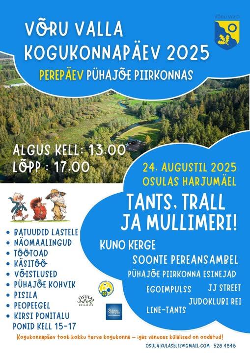 Võru valla kogukonnapäev - perepäev Pühajõe piirkonnas pilt